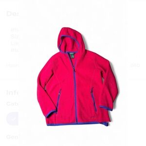 L.L. Bean Kids Bright Pink Fleece Hoodie